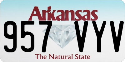 AR license plate 957VYV