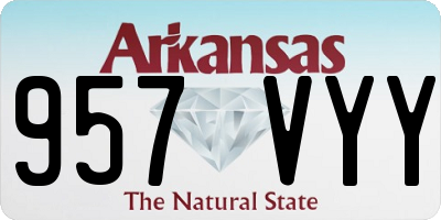 AR license plate 957VYY