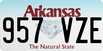 AR license plate 957VZE