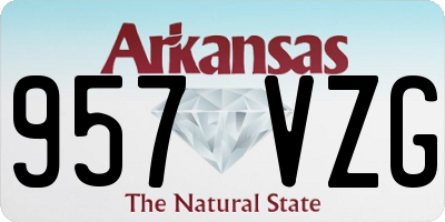 AR license plate 957VZG