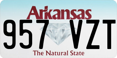 AR license plate 957VZT