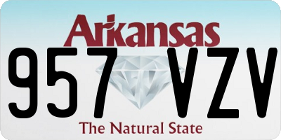AR license plate 957VZV