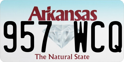 AR license plate 957WCQ
