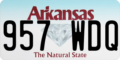 AR license plate 957WDQ