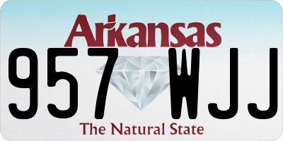 AR license plate 957WJJ