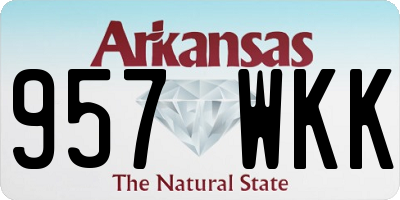 AR license plate 957WKK