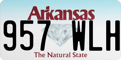 AR license plate 957WLH