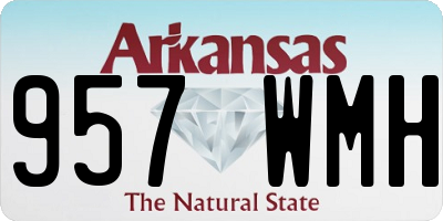AR license plate 957WMH