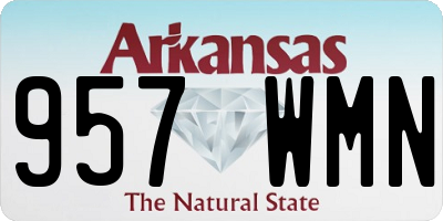 AR license plate 957WMN