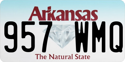 AR license plate 957WMQ