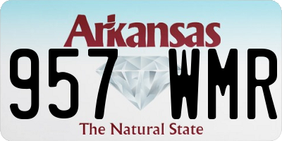 AR license plate 957WMR