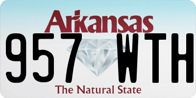 AR license plate 957WTH