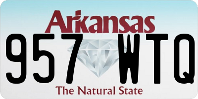AR license plate 957WTQ