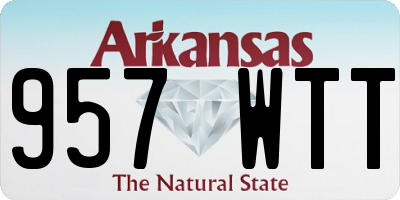 AR license plate 957WTT