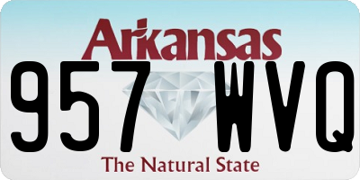 AR license plate 957WVQ