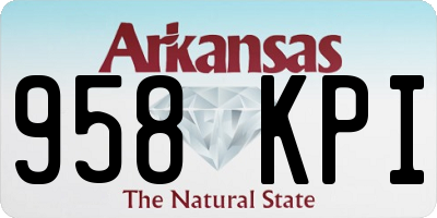 AR license plate 958KPI