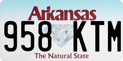 AR license plate 958KTM