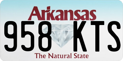 AR license plate 958KTS