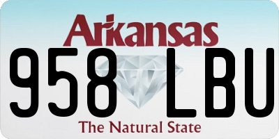 AR license plate 958LBU