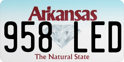 AR license plate 958LED