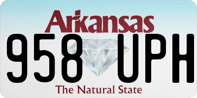 AR license plate 958UPH