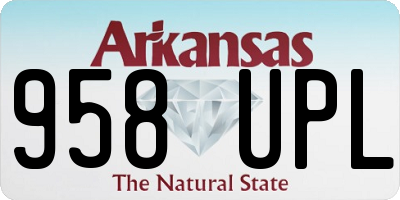 AR license plate 958UPL