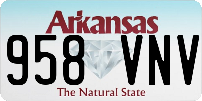 AR license plate 958VNV
