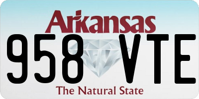 AR license plate 958VTE