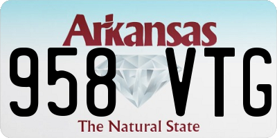 AR license plate 958VTG