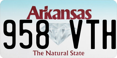 AR license plate 958VTH