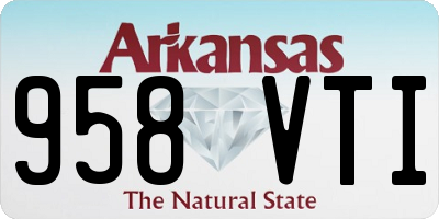 AR license plate 958VTI