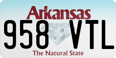 AR license plate 958VTL