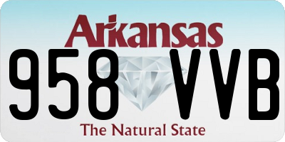 AR license plate 958VVB