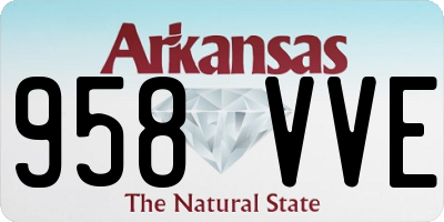 AR license plate 958VVE