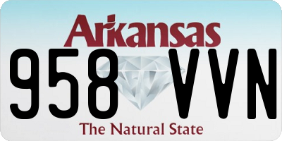 AR license plate 958VVN