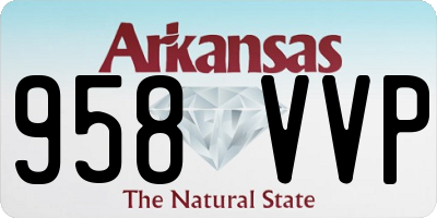 AR license plate 958VVP