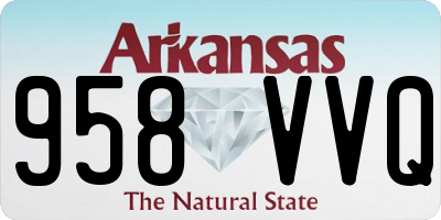AR license plate 958VVQ