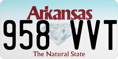 AR license plate 958VVT