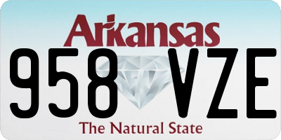 AR license plate 958VZE