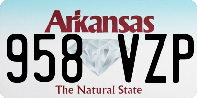 AR license plate 958VZP