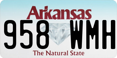 AR license plate 958WMH
