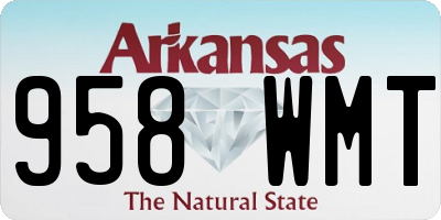 AR license plate 958WMT