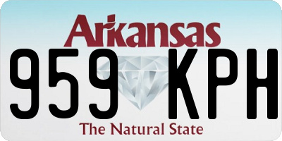 AR license plate 959KPH