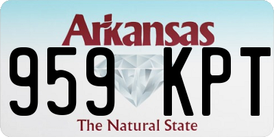 AR license plate 959KPT
