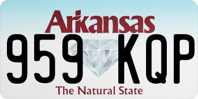 AR license plate 959KQP