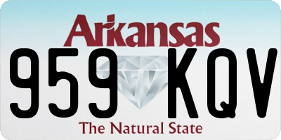 AR license plate 959KQV