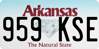 AR license plate 959KSE