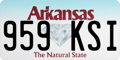 AR license plate 959KSI