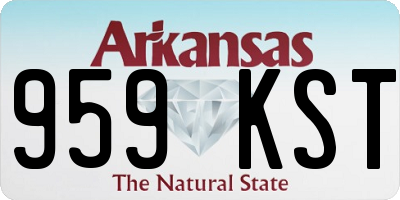 AR license plate 959KST