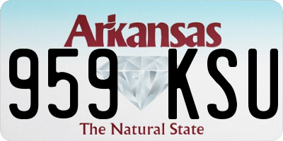 AR license plate 959KSU